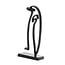 Light en Living Ornament op voet Pinguïn mat zwart - Diverse maten