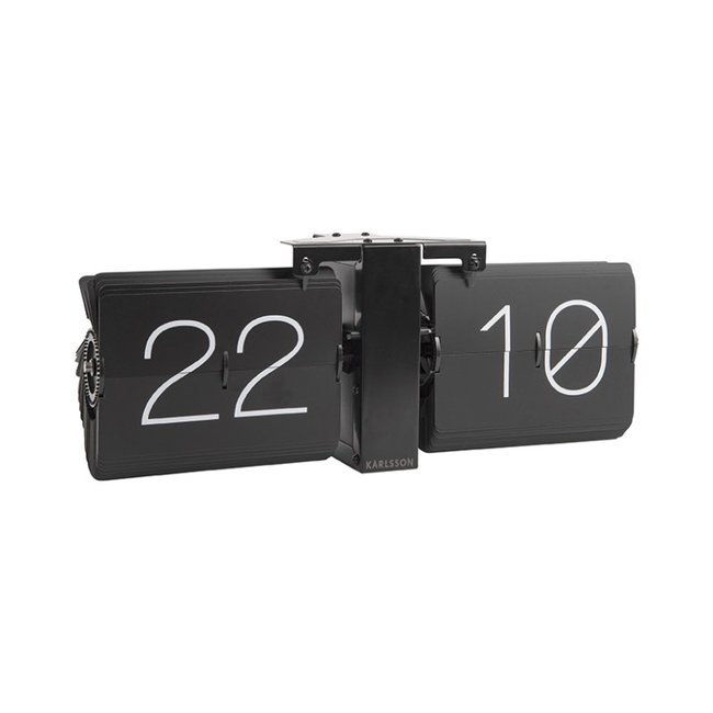 Karlsson Flip klok No Case Stand Zwart