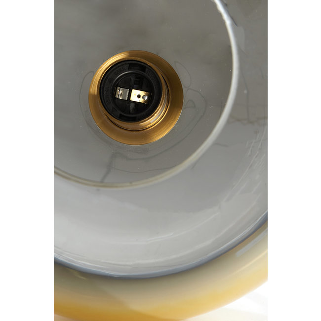 Light en Living Tafellamp Ø30x43 cm MAYSON glas  goud-helder+goud