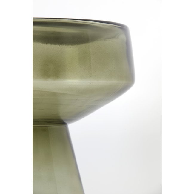 Light en Living Bijzettafel Ø37x44 cm DAKWA glas grijs  groen