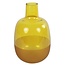 Countryfield Fles 2-tone Claudia geel - Sfeervolle vaas in 2 maten