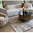 Richmond Interiors  Salontafel Ironville 90Ø - Antiek Messing & Zwart Marmer