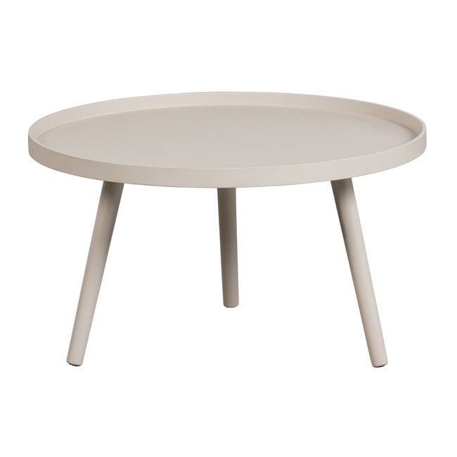 Woood Mesa Bijzettafel L Hout Antique Beige 34 X Ø 60
