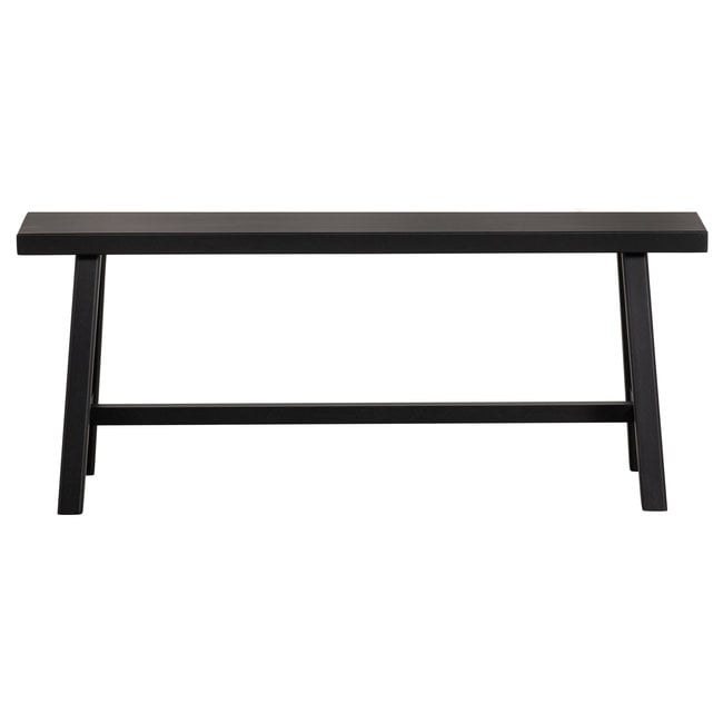 Woood Imme Bankje Hout Zwart 110cm