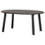 Woood Lange Jan Uitschuifbare Eettafel Rond Eiken Blacknight [fsc]