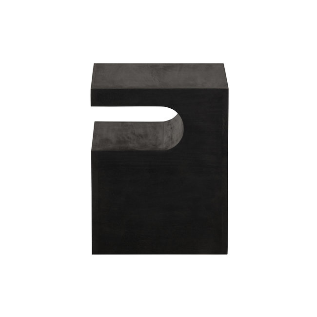 Woood Toma Bijzettafel Mango Hout Zwart