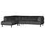 Woood Lloyd Hoekbank Links Gewassen Fluweel Cast Iron