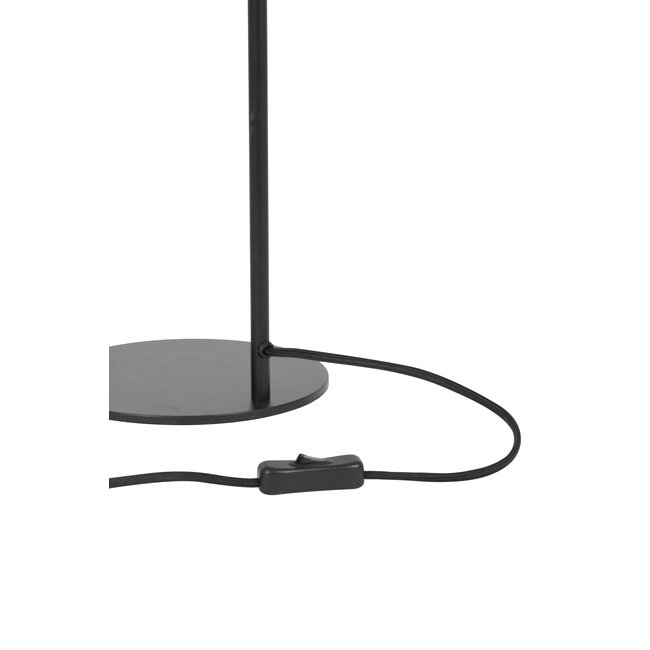 Light en Living Tafellamp LEKAR 27x18x58 cm - Antiek Brons met Smoke Glas