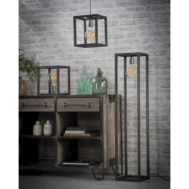 WoonStijl Hanglamp 25x25 vierkante buis / Zilver