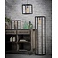 WoonStijl Hanglamp 25x25 vierkante buis / Zilver