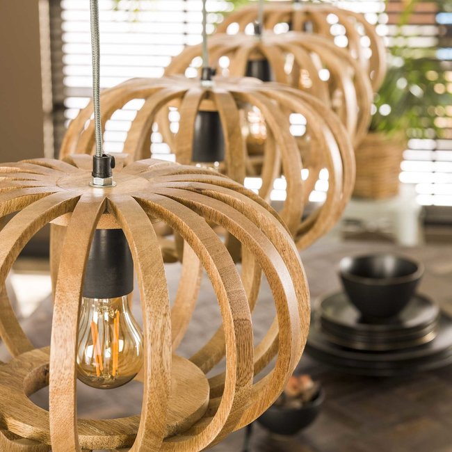 WoonStijl Hanglamp 4L stripes