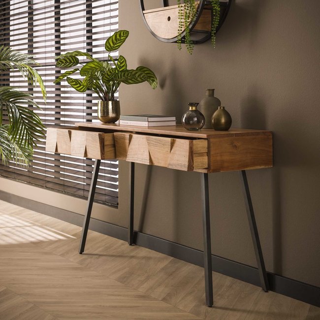WoonStijl Kaptafel / Sidetable Demn acacia