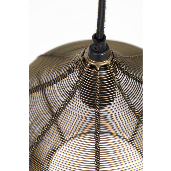 Light en Living Hanglamp 10L 120x25x29,5 cm ALVARO antiek brons