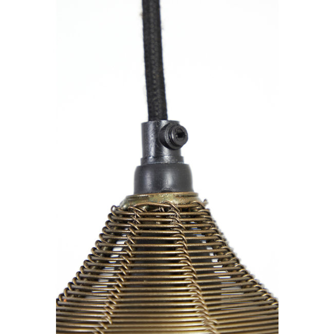 Light en Living Hanglamp 10L 120x25x29,5 cm ALVARO antiek brons