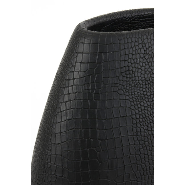 Light en Living Vaas deco 35x20,5x49,5 cm MAMBAS zwart