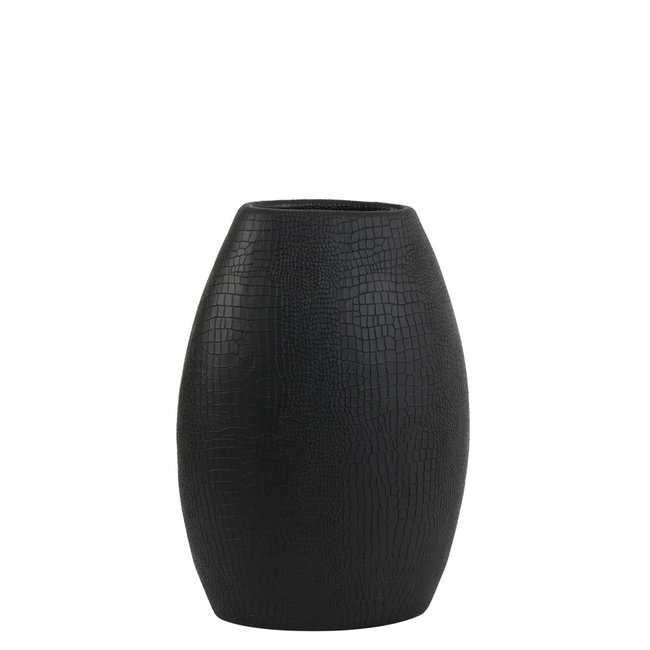 Light en Living Vaas deco 35x20,5x49,5 cm MAMBAS zwart