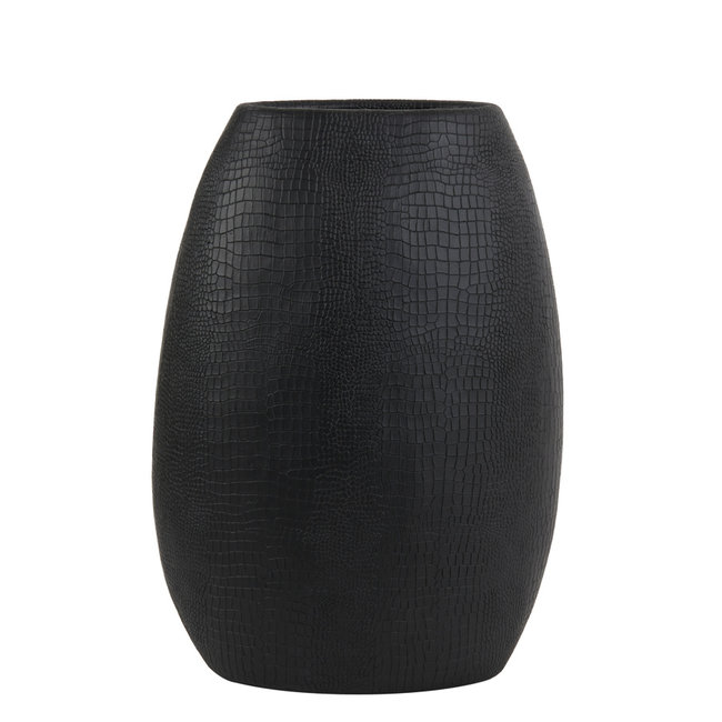 Light en Living Vaas deco 35x20,5x49,5 cm MAMBAS zwart