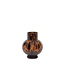 Light en Living Vaas NARRA glas bruin-donker bruin - Ø17,5x31 cm 