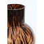 Light en Living Vaas NARRA glas bruin-donker bruin - Ø17,5x31 cm 