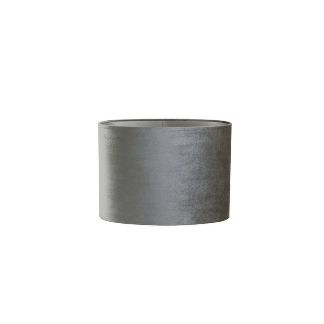 Light en Living Lampenkap ovaal recht smal ZINC taupe - diverse afmetingen