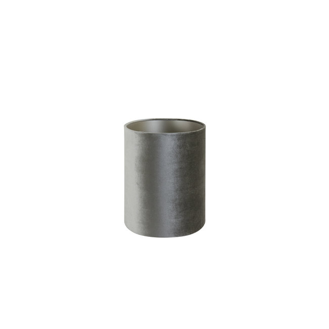Light en Living Lampenkap ovaal recht smal ZINC taupe - diverse afmetingen