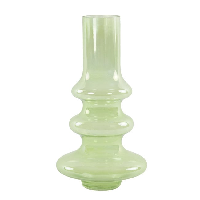 Light en Living Vaas 21.5 x 40.55 cm Niana glas olie gras groen