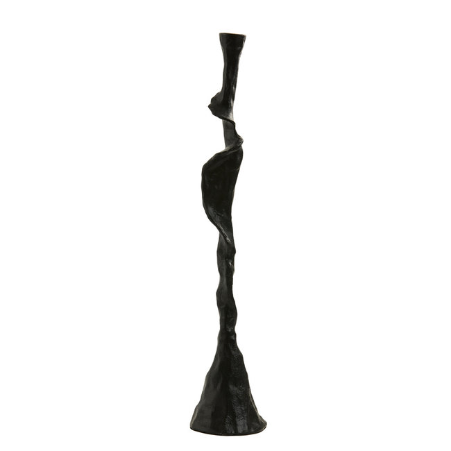 Light en Living Kandelaar TALOKA mat zwart Ø11x54 cm van Light&Living