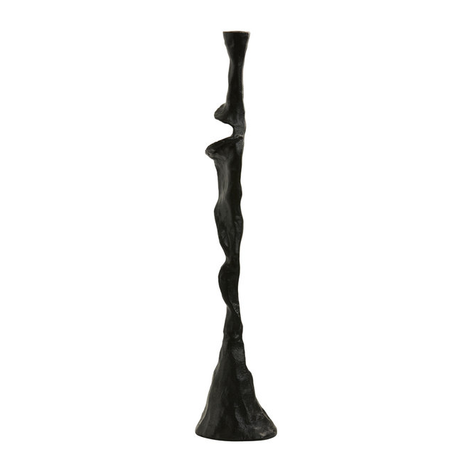 Light en Living Kandelaar TALOKA mat zwart Ø11x54 cm van Light&Living