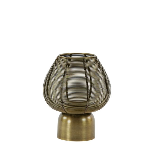 Light en Living Windlicht Suneko antiek brons - 2 maten