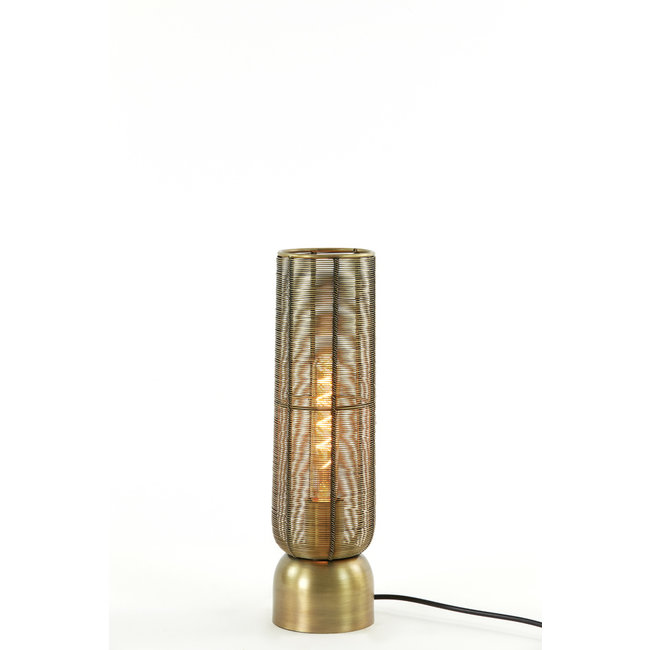 Light en Living Tafellamp Lezuza antiek brons - 2 maten