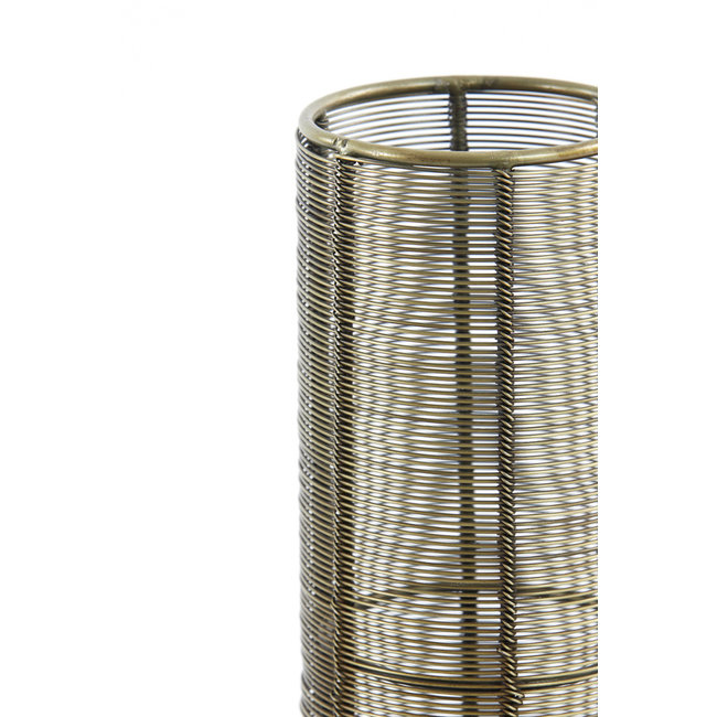 Light en Living Tafellamp Lezuza antiek brons - 2 maten