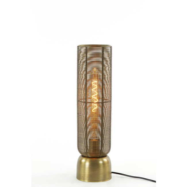 Light en Living Tafellamp Lezuza antiek brons - 2 maten