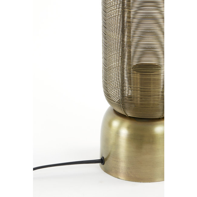 Light en Living Tafellamp Lezuza antiek brons - 2 maten