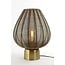 Light en Living Tafellamp Suneko antiek brons - Ø 25 x 34 cm