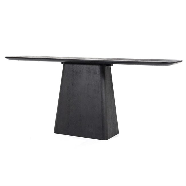 Eleonora Sidetable Aron 180x40 – zwart