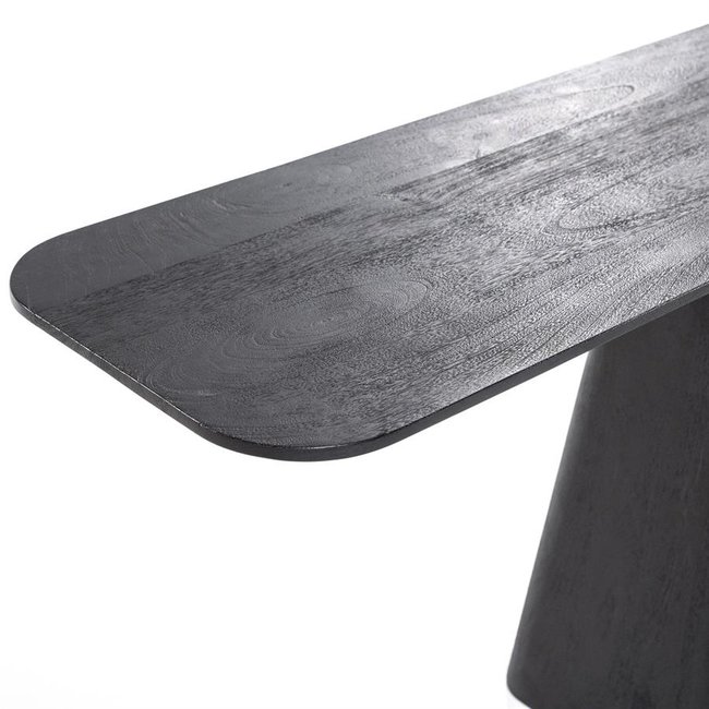 Eleonora Sidetable Aron 180x40 – zwart