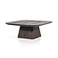 Eleonora Salontafel Aron vierkant 80x80 - bruin