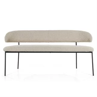 Eleonora Eetkamerbank Luka - taupe Copenhagen
