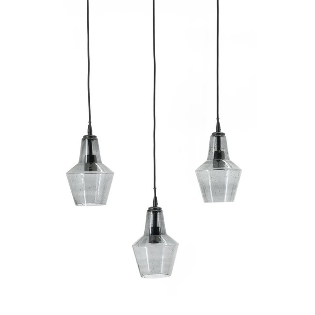 By Boo Hanglamp Orion 3 - Handgeblazen Glazen Hanglamp