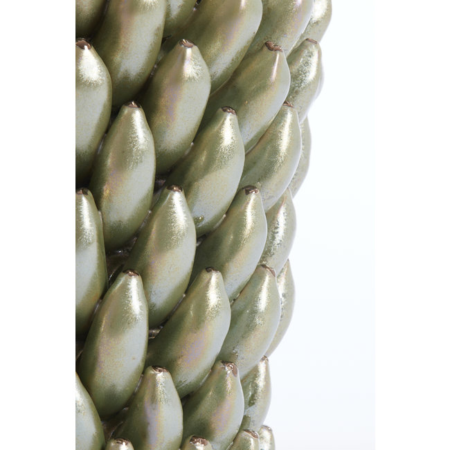 Light en Living Vaas Ø25,5x34 cm ZITA keramiek groen  parelmoer
