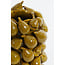 Light en Living Vaas NATALIA keramiek geel-bruin - 2 afmetingen