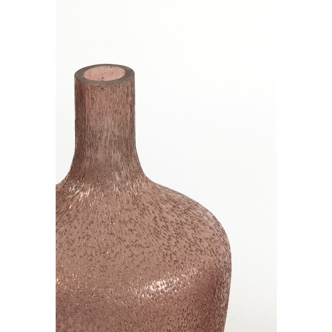 Light en Living Vaas Ø20x40 cm MOLUSI glas donker koper