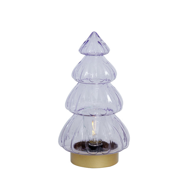 Light en Living Tafellamp LED Ø15x28 cm TREE lila-goud