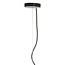 Light en Living Hanglamp MISTY glas smoke + mat zwart - 2 maten