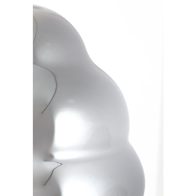 Light en Living Hanglamp MISTY glas  smoke+mat zwart - 2 maten