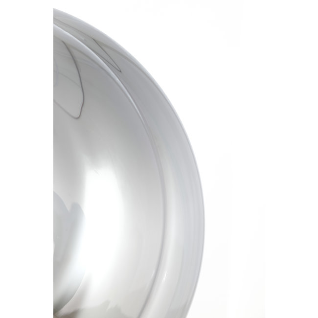 Light en Living Hanglamp MISTY glas smoke + mat zwart - 2 maten
