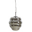 Light en Living Hanglamp MISTY glas smoke + mat zwart - 2 maten