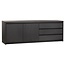 WoonMax Dressoir Milanello 2 deurs / 3 laden 242 cm