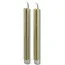 Countryfield LED Licht Dinerkaars Lyon rustiek goud - set van 2