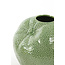 Light en Living Vaas 20,5x19,5x18,5 cm ORANGE  keramiek groen